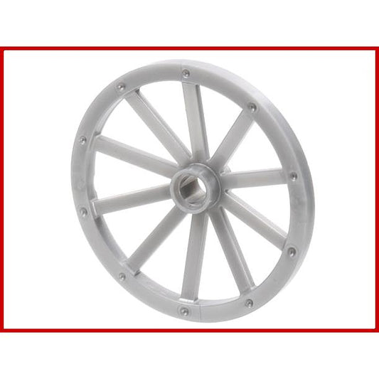 Wheel Wagon 43mm - Part - 33211 - Pearl Light Gray - used - Qty:4