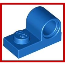 Plate Modified 1 x 2 with Pin Hole on Top - Part - 11458 - White - new - Qty:4