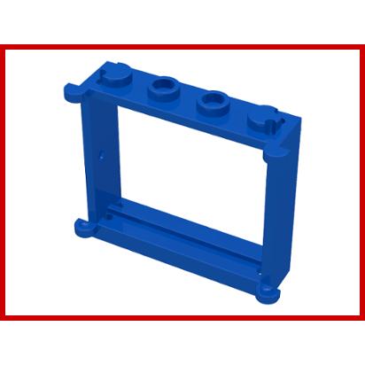 Window 1 x 4 x 3 - Part - 3853 - Blue - used - Qty:5