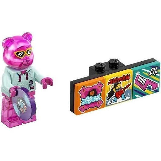 DJ Rasp-Beary Vidiyo Bandmates Series 2 (Complete Set with Stand and Accessories) - vidbm02-9 - Set - New