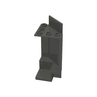 Panel 3 x 3 x 6 Corner Wall - Part - 2345 - Dark Gray - used - Qty:1