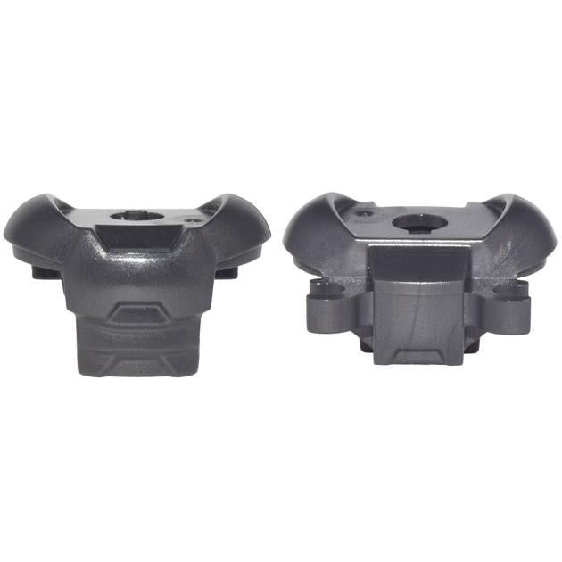 Minifigure Armor Space with Shoulder Protection and 2 Clips - Part - 18827 - Pearl Dark Gray - used - Qty:1
