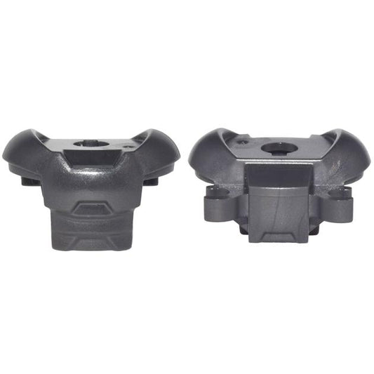 Minifigure Armor Space with Shoulder Protection and 2 Clips - Part - 18827 - Pearl Dark Gray - used - Qty:1