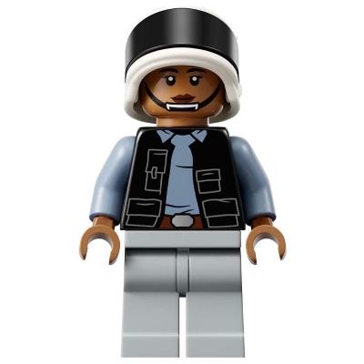 Rebel Fleet Trooper - Female Vest with Pockets Black Neck - Minifigure