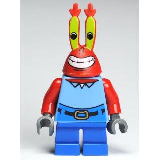 Mr. Krabs - Large Grin - Minifigure - New