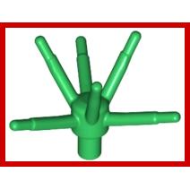 Plant Flower Stem with Bar and 6 Stems - Part - 19119 - Black - new - Qty:1