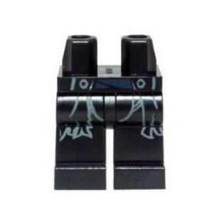 Hips and Legs with Long Tattered Coattails and 2 Buttons Pattern - Part - 970c00pb0259 - Black - used - Qty:1