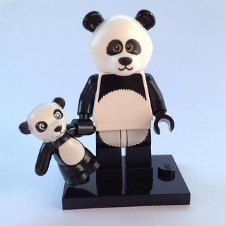 Panda Guy The LEGO Movie (Complete Set with Stand and Accessories) - coltlm-15 - Set - New