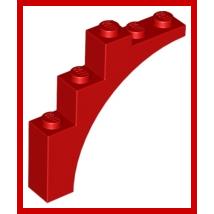 Arch 1 x 5 x 4 - Continuous Bow - Part - 2339 - Black - new - Qty:4