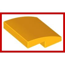 Slope Curved 2 x 2 x 2/3 - Part - 15068 - Bright Light Blue - new - Qty:6