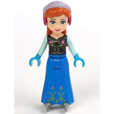 Anna - Ice Skates No Cape - Minifigure - Used