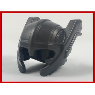 Minifigure Headgear Helmet with Nose and Cheek Guards and Wings on Sides - Part - 30982 - Flat Silver - new - Qty:1