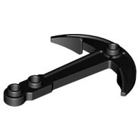 Boat Anchor - Two Top Holes - Part - 95354 - Black - used - Qty:4
