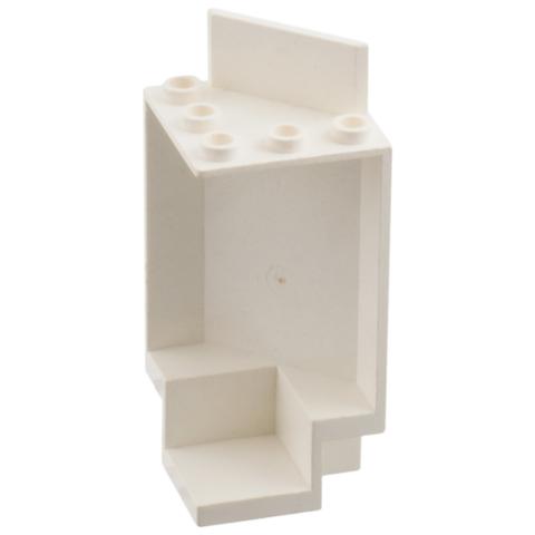 Panel 3 x 3 x 6 Corner Wall - Part - 2345 - White - used - Qty:1