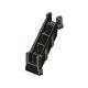 Stairs 4 x 7 x 9 1/3 Straight Enclosed - Part - 4784 - Black - used - Qty:1