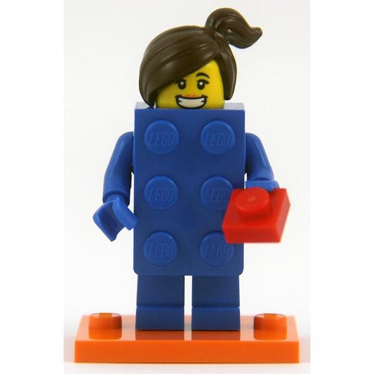 Brick Suit Girl Series 18 (Complete Set with Stand and Accessories) - col18-3 - Set - New