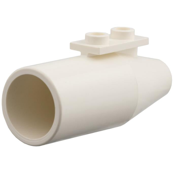 Engine Smooth Large 1 x 2 Thin Top Plate - Part - 4868a - White - used - Qty:1