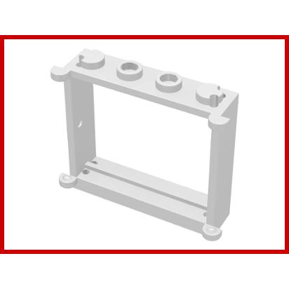 Window 1 x 4 x 3 - Part - 3853 - White - used - Qty:2