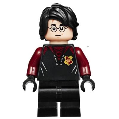 Harry Potter - Black and Dark Red Uniform Medium Legs - Minifigure