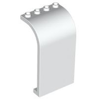 Panel 3 x 4 x 6 Curved Top - Part - 2571 - White - used - Qty:1
