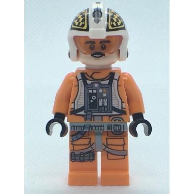 Biggs Darklighter - Light Nougat Head Dual Molded Helmet - Minifigure - New