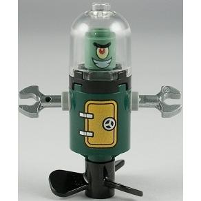 Plankton - Domed Helmet - Minifigure - New