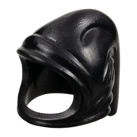 Minifigure Headgear Hood Farmer's Cowl - Part - 4505 - Black - used - Qty:1