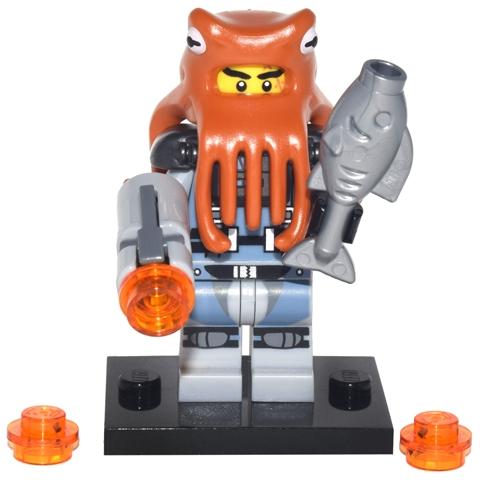 Shark Army Octopus The LEGO Ninjago Movie (Complete Set with Stand and Accessories) - coltlnm-12 - Set - New