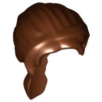 Mini Doll Hair Friends Long with Ponytail French Braided - Part - 11605 - Reddish Brown - used - Qty:1
