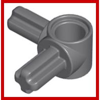 Technic Axle and Pin Connector Hub with 2 Perpendicular Axles - Part - 10197 - Bright Light Blue - new - Qty:2