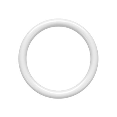 Rubber Belt Small (Round Cross Section) - Approx. 2 x 2 - Part - x71 - White - used - Qty:1
