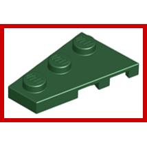 Wedge Plate 3 x 2 Left - Part - 43723 - Bright Light Blue - new - Qty:4