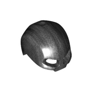 Minifigure Headgear Helmet Mask - Part - 19303 - Pearl Dark Gray - used - Qty:1