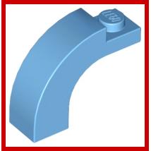Arch 1 x 3 x 2 Curved Top - Part - 6005 - Bright Light Blue - new - Qty:6