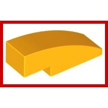 Slope Curved 3 x 1 - Part - 50950 - Orange - new - Qty:4