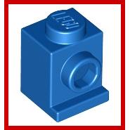 Brick Modified 1 x 1 with Headlight - Part - 4070 - White - new - Qty:4