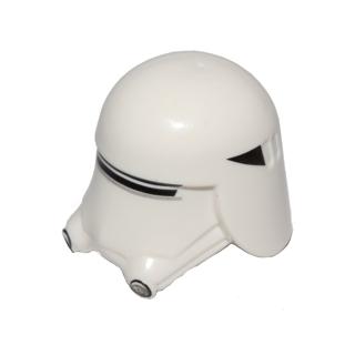 Minifigure Headgear Helmet SW Snowtrooper Ep. 7 Pattern - Part - 20907pb01 - White - used - Qty:1