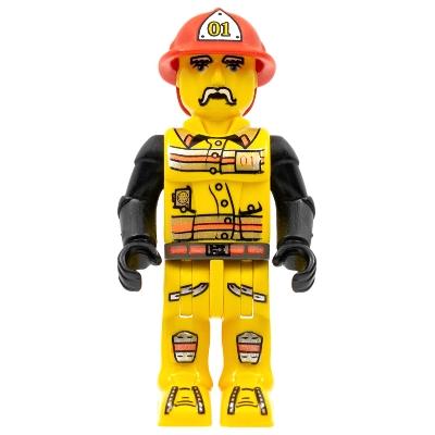 Fireman in Hat #01 (4154556) - Minifigure