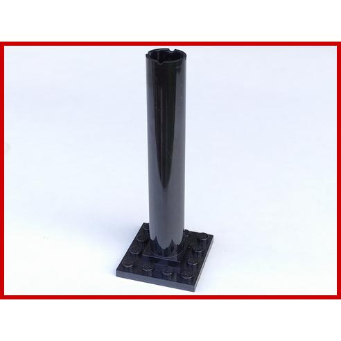 Boat Mast Section Base 4 x 4 x 9 - Part - 4844 - Black - used - Qty:1