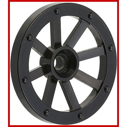 Wheel Wagon Small (27mm D.) - Part - 2470 - Black - used - Qty:4