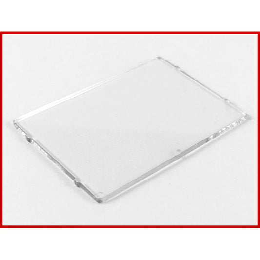 Glass for Window 1 x 4 x 5 - Part - 2494 - Trans-Clear - used - Qty:2
