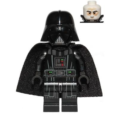 Darth Vader - Printed Arms Spongy Cape White Head with Smile - Minifigure