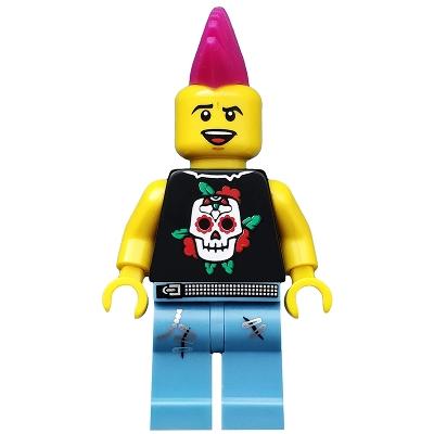 Punk Rocker Series 4 (Minifigure Only without Stand and Accessories) - Minifigure - Used