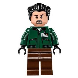 Lexcorp Henchman 2 - Dark Brown Legs - Minifigure - Used