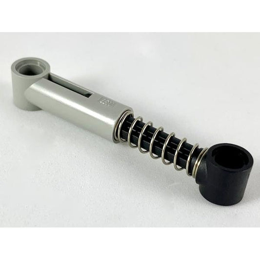 Technic Shock Absorber 6.5L with Black Piston Rod - Normal Spring - Part - 731c05 - Light Gray - used - Qty:1