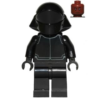 First Order Crew Member (Fleet Engineer / Gunner) - Reddish Brown Head - Minifigure - Used