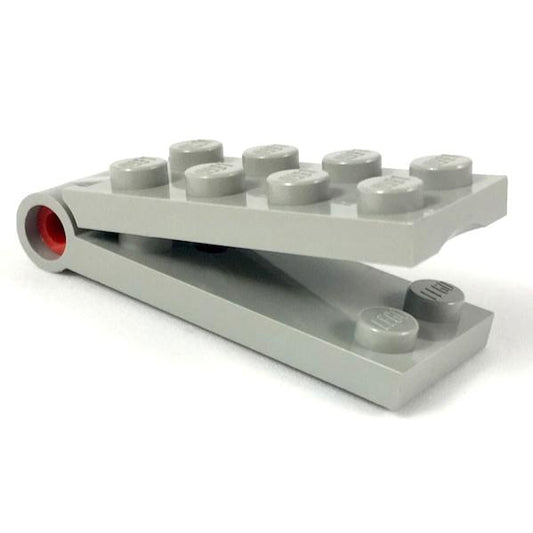 Hinge Plate 2 x 4 - Part - 3149c01 - Light Gray - used - Qty:1