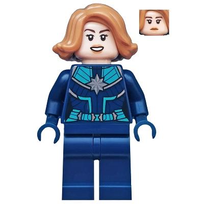Captain Marvel (Carol Danvers) - 'Vers' Kree Starforce Uniform - Minifigure - Used