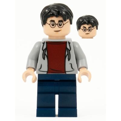 Harry Potter - Light Bluish Gray Hooded Sweatshirt - Minifigure - New
