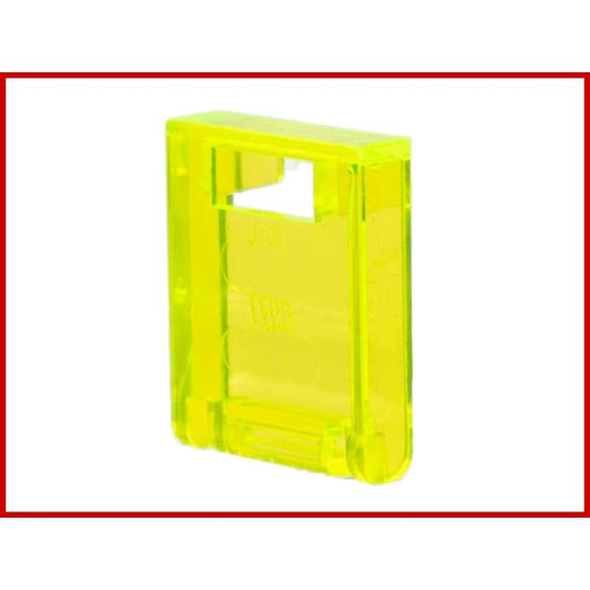 Container Box 2 x 2 x 2 Door with Slot - Part - 4346 - Trans-Neon Green - used - Qty:2
